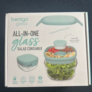 Glass Salad Container